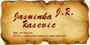 Jasminka Rašević vizit kartica